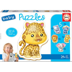 PUZZLE EDUCA ANIMALES SALVAJES