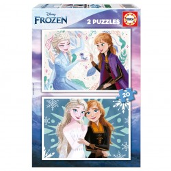 PUZZLE 2X20 PIEZAS FROZEN