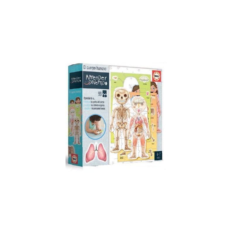 Puzzle cuerpo humano educa sales